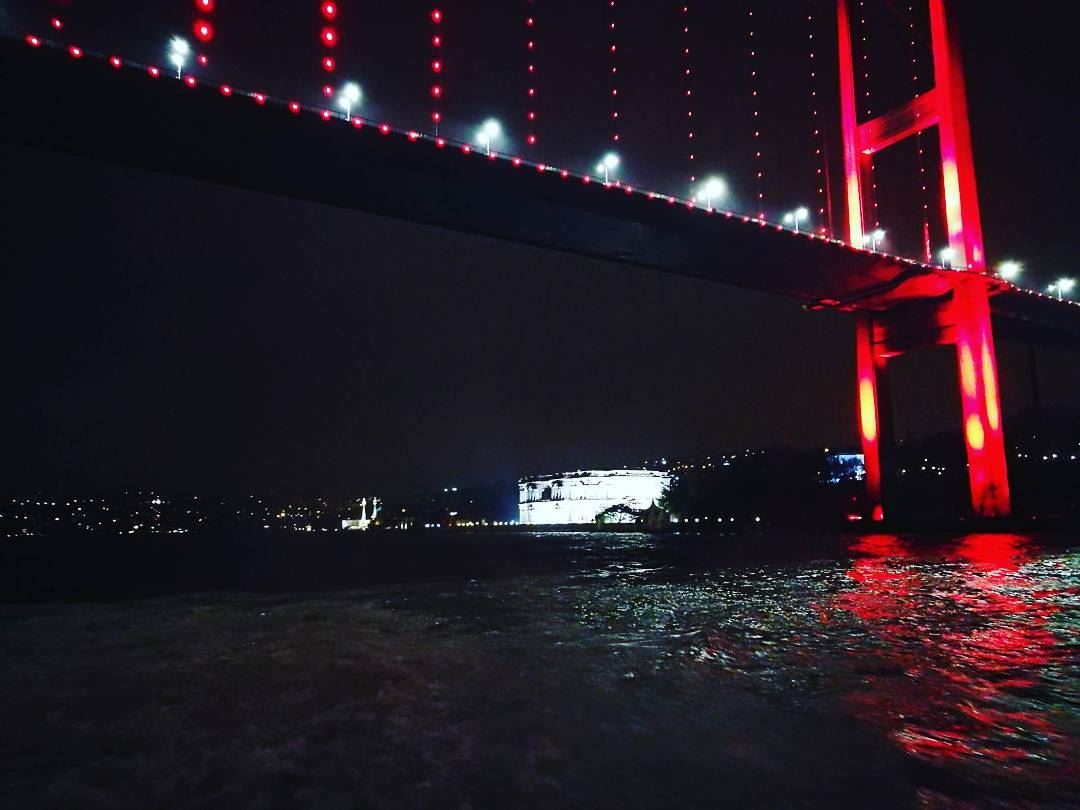 When in Istanbul ... So sad to be in such a beautiful city and yet... (The Bosphorus Bridge Of İstanbul)