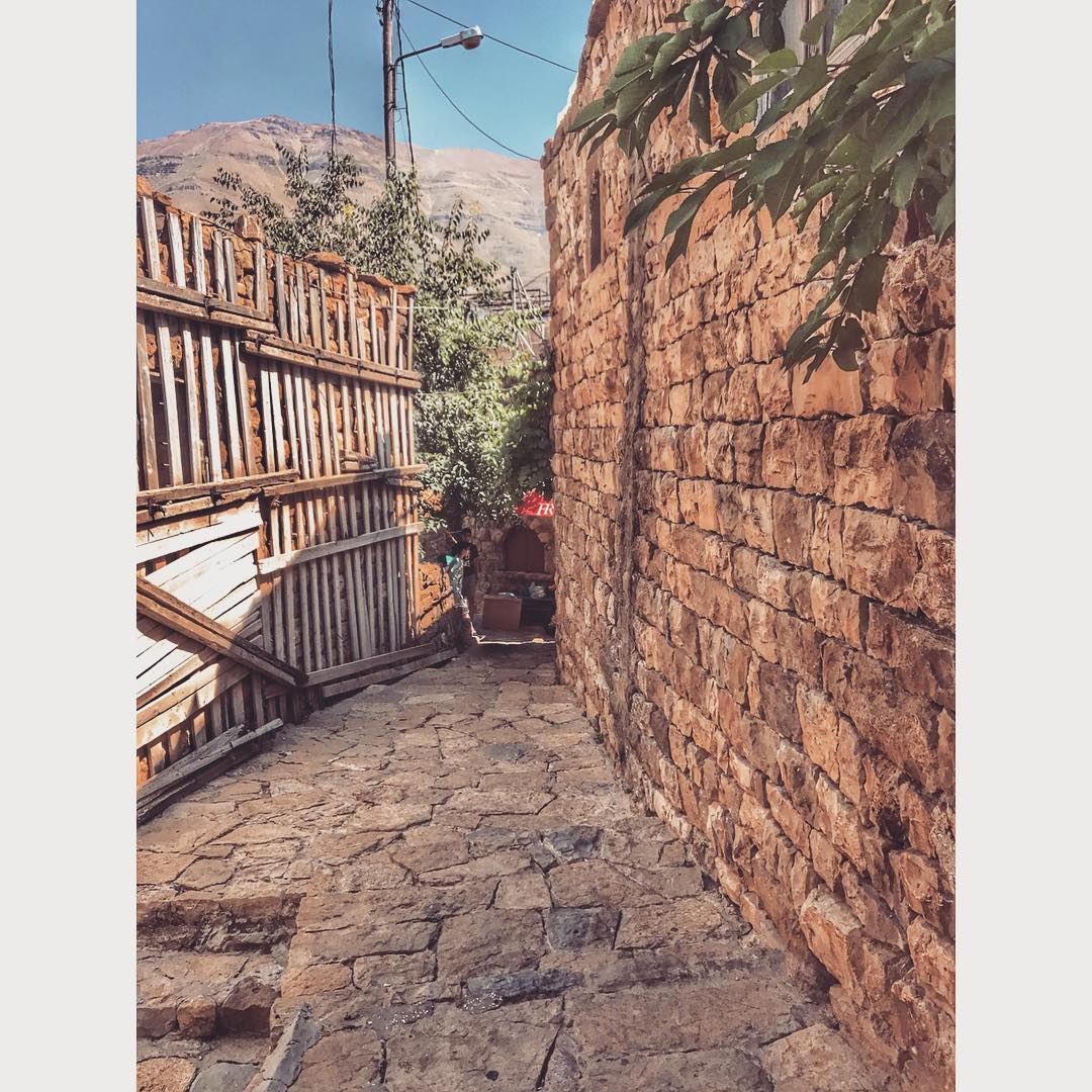 When in the streets of baakafra👣 ❤️ (Bekaa Kafra)
