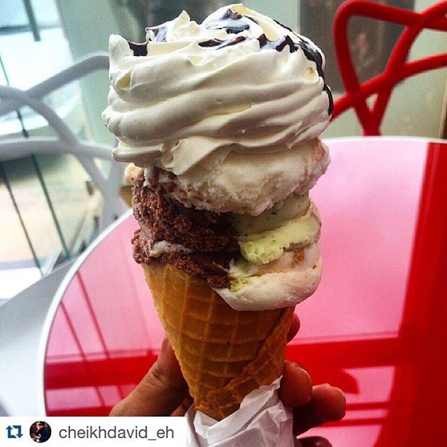 When it come to cooling OFF nothing beats the lebanese Ice Cream !!!! Who doesn't like ice cream ?? (Bouza Bachir)