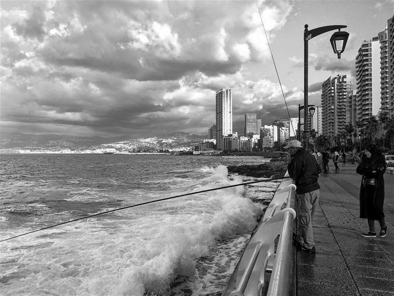 When it rains   beirut  cloud  photography  tower   Lebanon  November ...