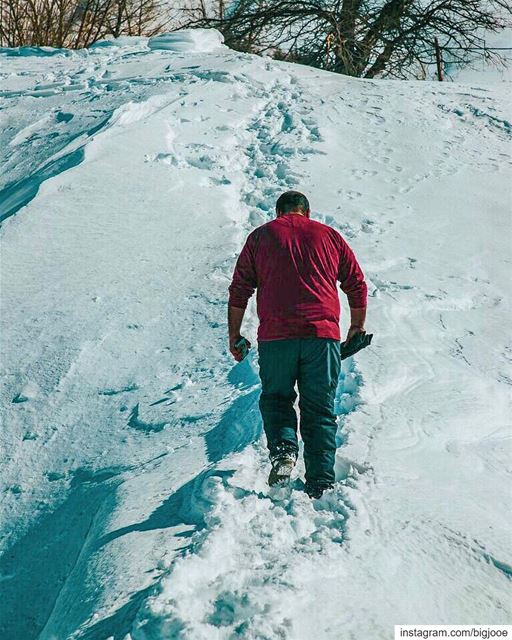 When life gives you snow...Photo by: @louaykabalan ..... natgeoshot ... (Lebanon)