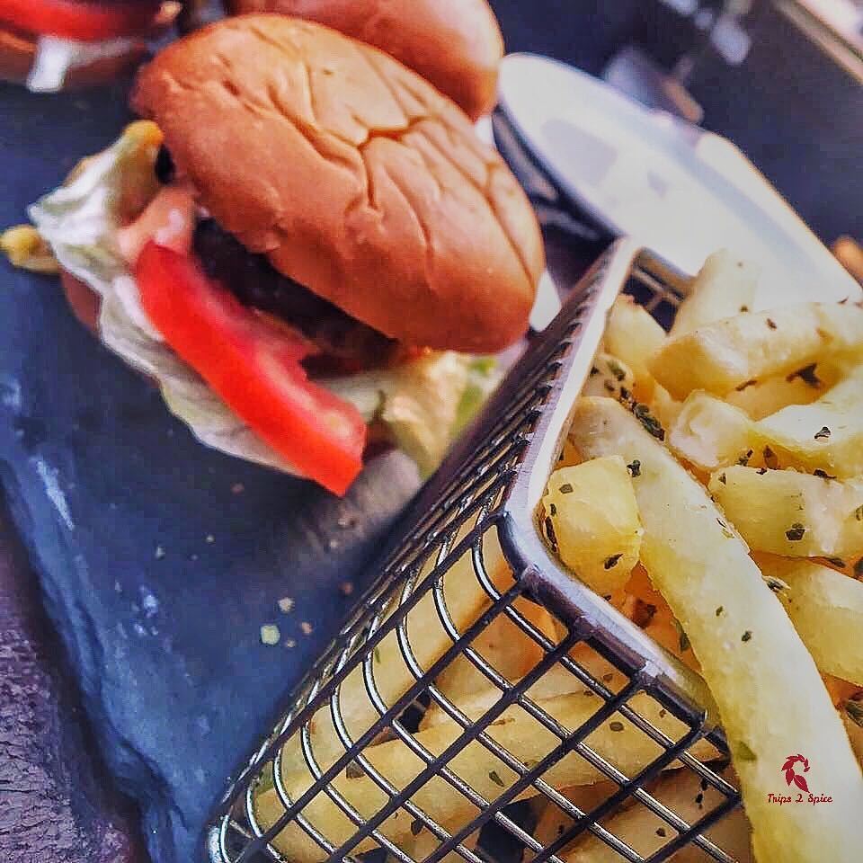 When life throws you a burger eat it with fries 🍟 🍔.--------------------