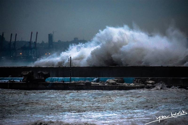 When mother nature is anrgy  lebanon  winter  photography ...