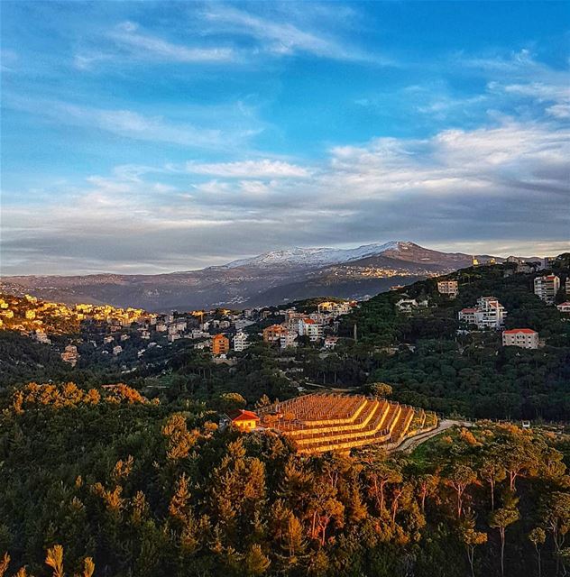 When nature gives you perfect sunset colors  sunset  sunset_hub  sunset_ig... (Mar Chaaya Broumana)
