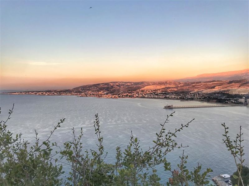 When sea and mountains meet♥️  livelovebeirut  livelovelebanon ... (Saydet El Nourieh)