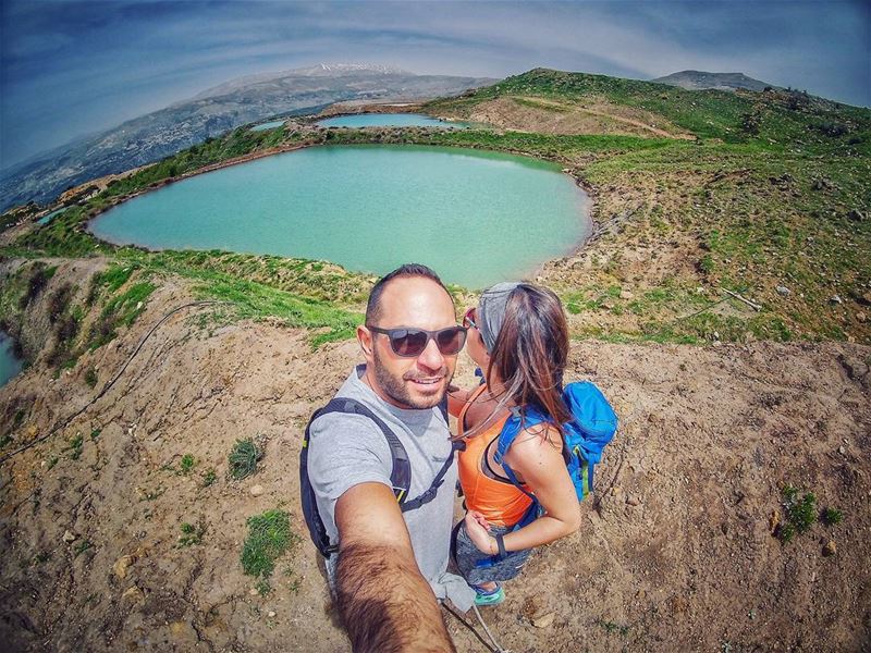 When searchin for  peace 👫 priceless  livelovehiking  couplesgoals... (Falougha, Mont-Liban, Lebanon)