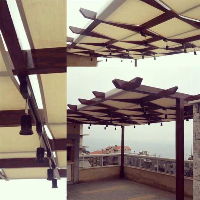 When Steel do look like Wood .. with Lighting and Fabric!... (Broummâna, Mont-Liban, Lebanon)