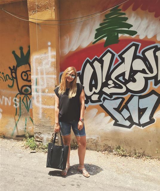 When strolling down Mar Mikhael 🖤 YaraLivingLife  lebanon  lebanonmania...