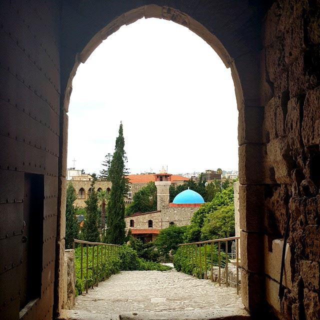 When the door of happiness closes, another opens; but often we look so... (Byblos Castle)