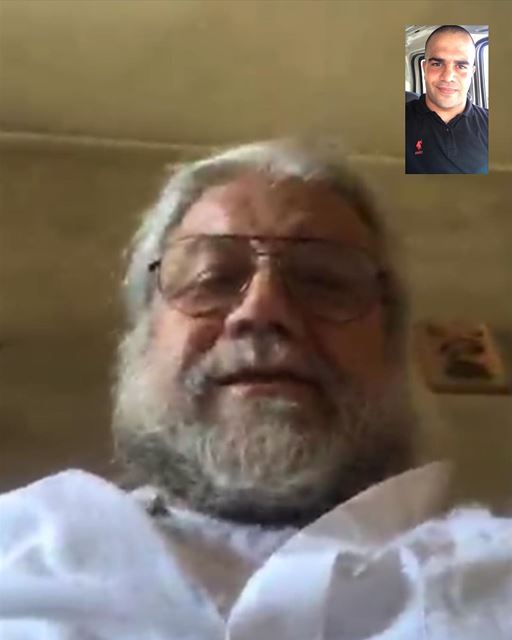 😇🙏 💒when the love videocalls you 😻 videocall  love  father  boss  sir ... (Lebanon)