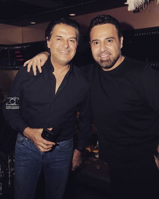 When the stars meet !!!The super star @raghebalama & the knight of the... (BAHAY)