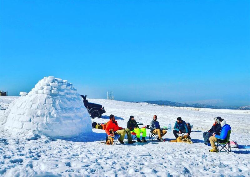 when we are together ⛺️ iglu  ski  beard4all  lovebeards  livelife ... (Bakich)