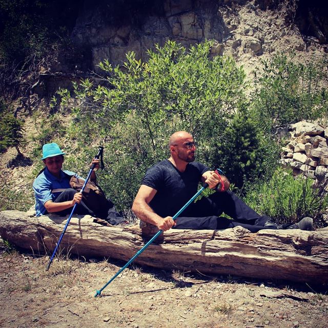 When you feel like Rafting & Hiking at the same time 😂.🌲🌲🌲🌲🌲🌲🌲🌲� (Horsh Ehden)