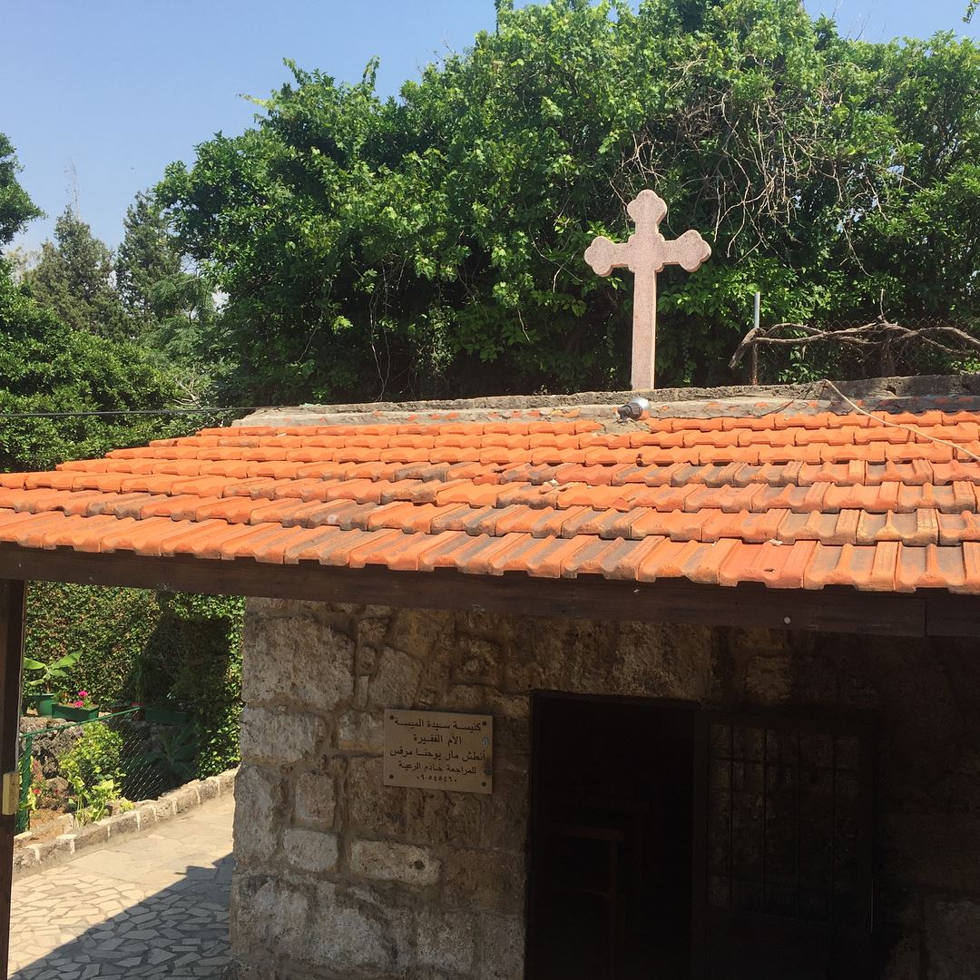 When you find a treasure between nature🌳This beautiful little church 💚... (Byblos - Jbeil)