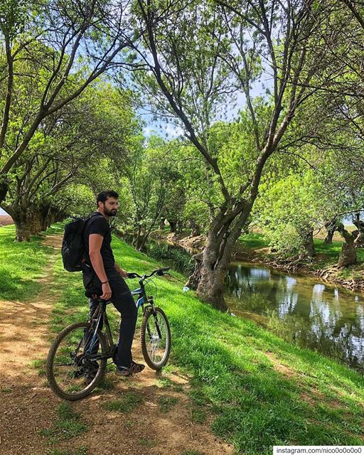 When you’re biking at 120km/h but your fans stop you to take a picture of... (Beqaa Valley)