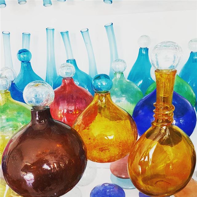When your bottles are recycled and melted. Blown glass is a great solution... (As Sarafand, Al Janub, Lebanon)