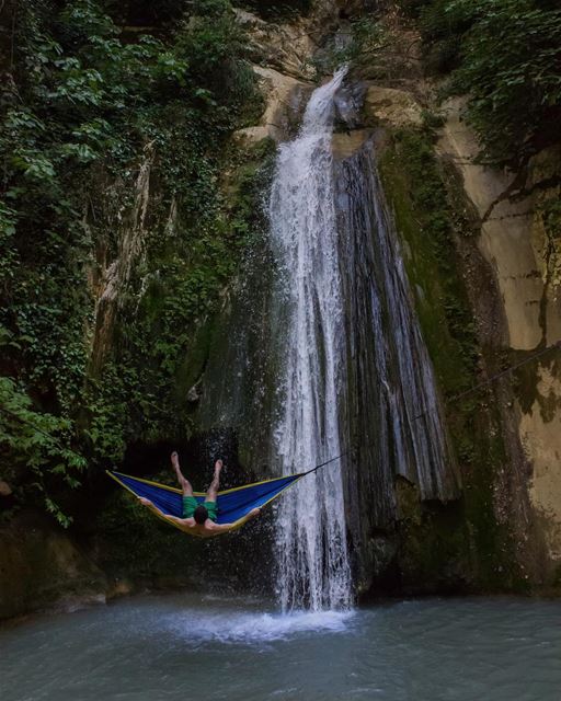 Where's your favorite hanging spot? 🍃 HikeMen3alli2  hammock  hammocklife... (Mount Lebanon Governorate)