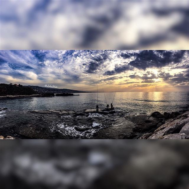  wheretheseameetsthesky  sea  sky  clouds  lovely  livelovelebanon ...