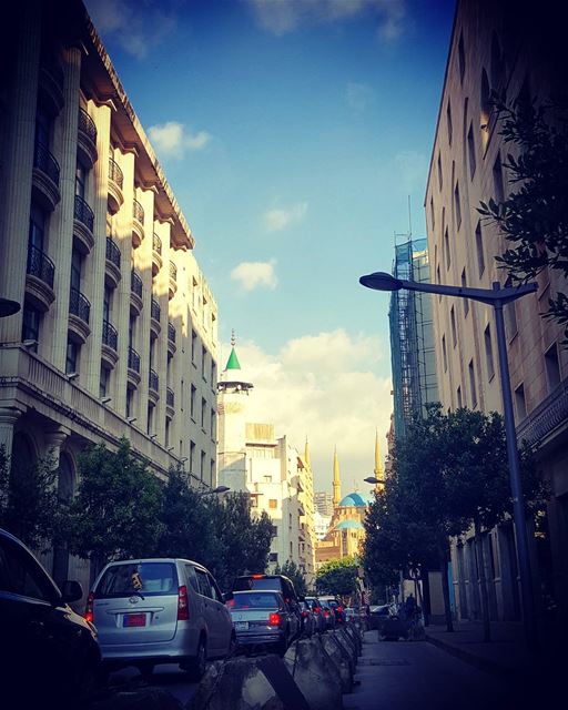 While celebrating the Holy month of Ramadan in Muslim communities..It's... (Downtown Beirut)