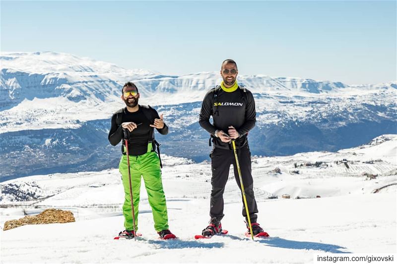 White Lebanon 🇱🇧....  neverstopexploring  snowshoeing   hiking ...