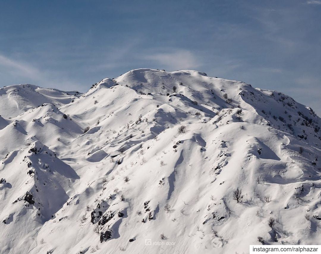 White mountain ❄️ 🏔  Ehmej  laqlouq  winter2019.... snow  clouds ... (Ehmej, Mont-Liban, Lebanon)