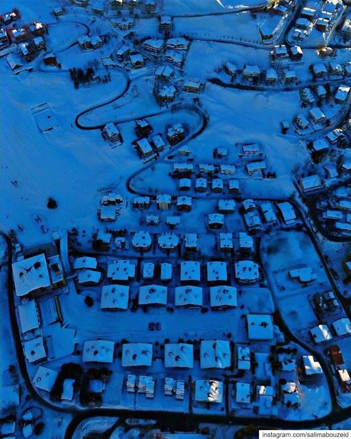 White roof tops 💙-------------------------------------------------------- (Mzaar Kfardebian)