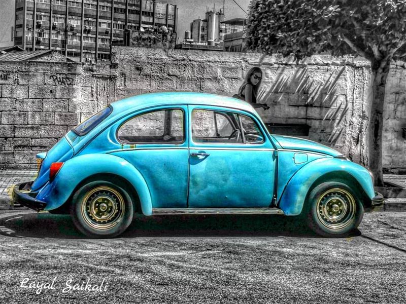 `` Who needs a fancy car when it comes to an old Volkswagen?😍`` •••••... (Beirut, Lebanon)