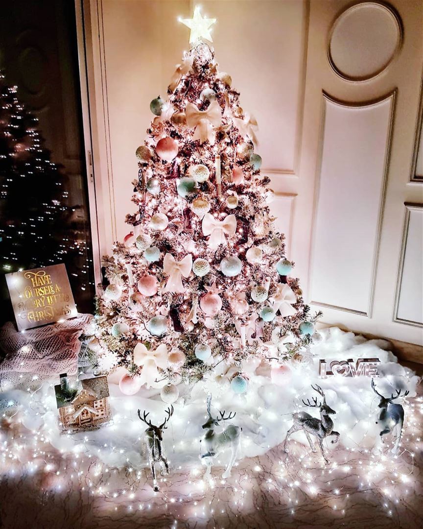 Who said you can't have a pastel colored Christmas tree? (Since I couldn't...