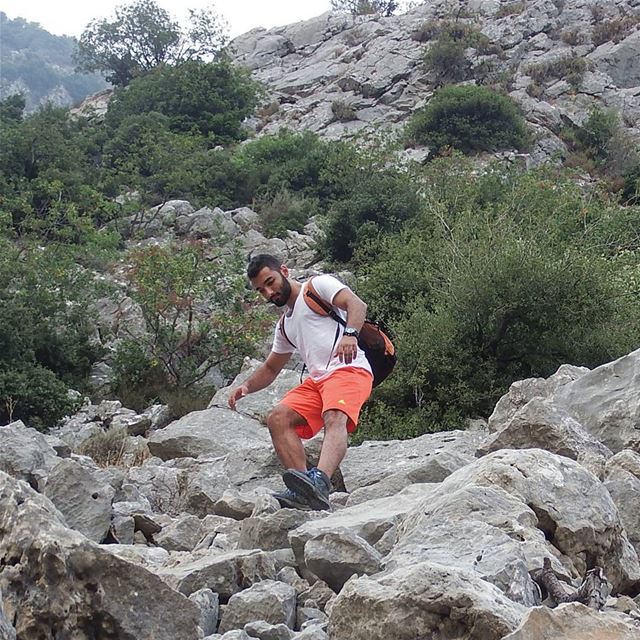 Whoever wants to reach a distant goal must take small steps.  instamood ... (Tannourine)