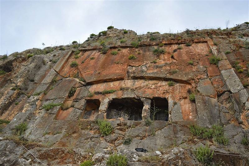 why go to  petra when you can  enjoy the  beauty of this  old  temple here... (Qabb Ilyas, Béqaa, Lebanon)