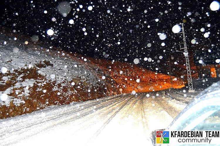 Wight Night from Kfardebian ❄❄ ... @sergeakiki ||  KfardebianTeam ... (Mzaar Ski Resort Kfardebian)