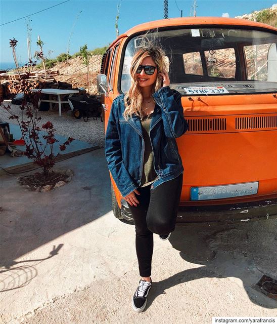 Wild thing 🐯🧡 YaraLivingLife ... orange  volkswagen  vintage  summer... (Haven - The cabin)