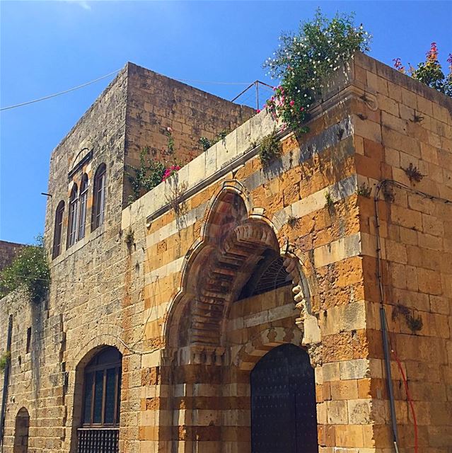 Will we remember all the dangers we came from... old  architecture  door ... (Deir al-Qamar)