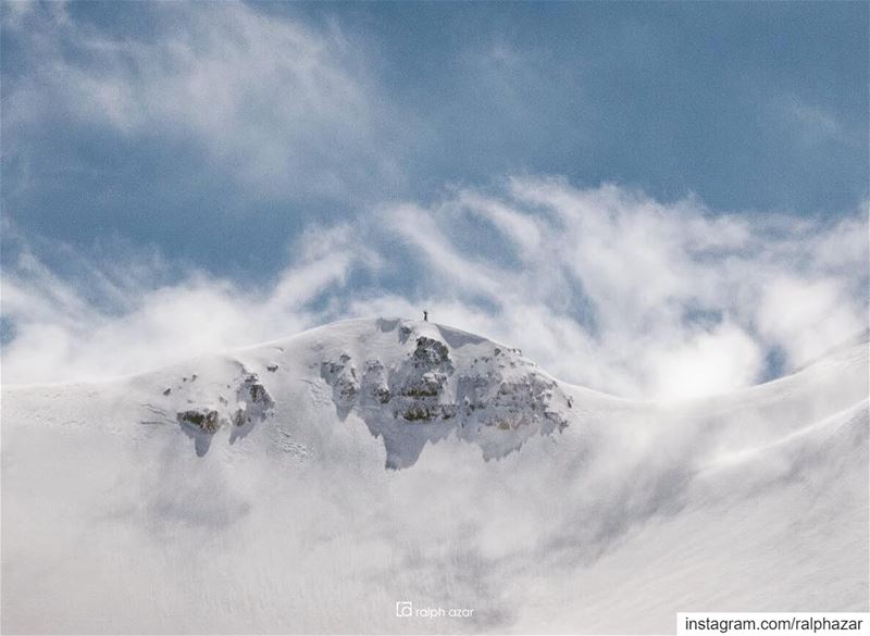 Wind blown ❄️ 🏔  Mzaar  kfardebian  winter / spring 2019.... snow ...