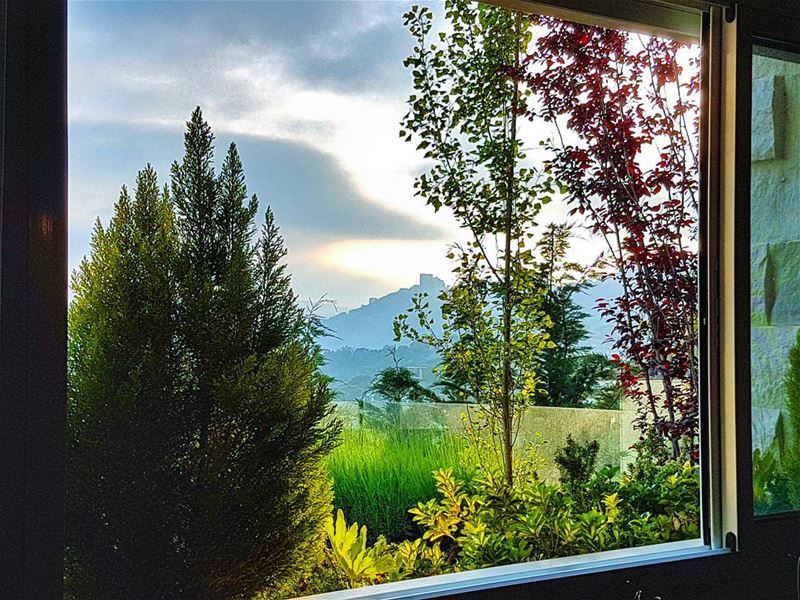 Window views  view  window  home  brummana  relax  chill  mountain  hdr ... (Brummana)