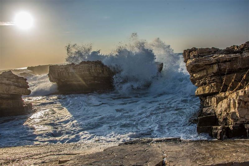  Winter by the the sea 🇱🇧🌊🇱🇧  lebanon  livelovebeirut  batroun ... (Kfar Abida)