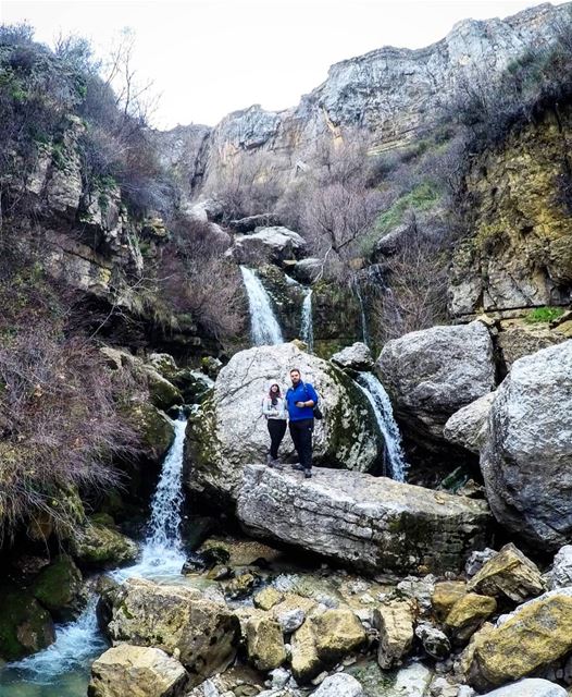  Winter  Hike  Waterfall  Waterfalls  Faraya  Lebanon 🇱🇧... (Faraya, Mont-Liban, Lebanon)