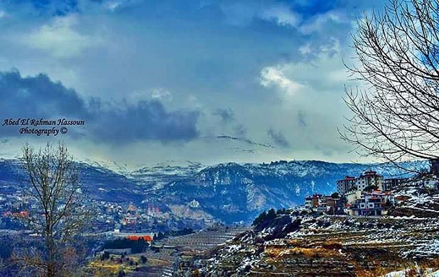 Winter in Lebanon is AWESOME | Like my photography Facebook page ╰▶ Abed... (Bcharré, Liban-Nord, Lebanon)