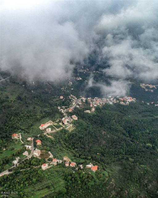Winter Is Not Over Yet 🌦️ @livelove.jezzine...  lebanon  jezzine  dji... (Maknounîyé, Al Janub, Lebanon)