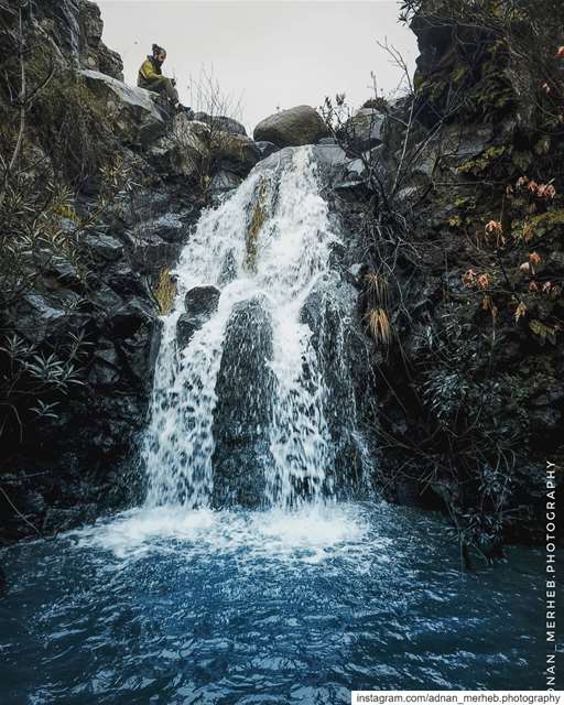 Winter mode 😍😜🌊⛰️ waterfalls  nature  waterfall  travel ... (Biré, Liban-Nord, Lebanon)