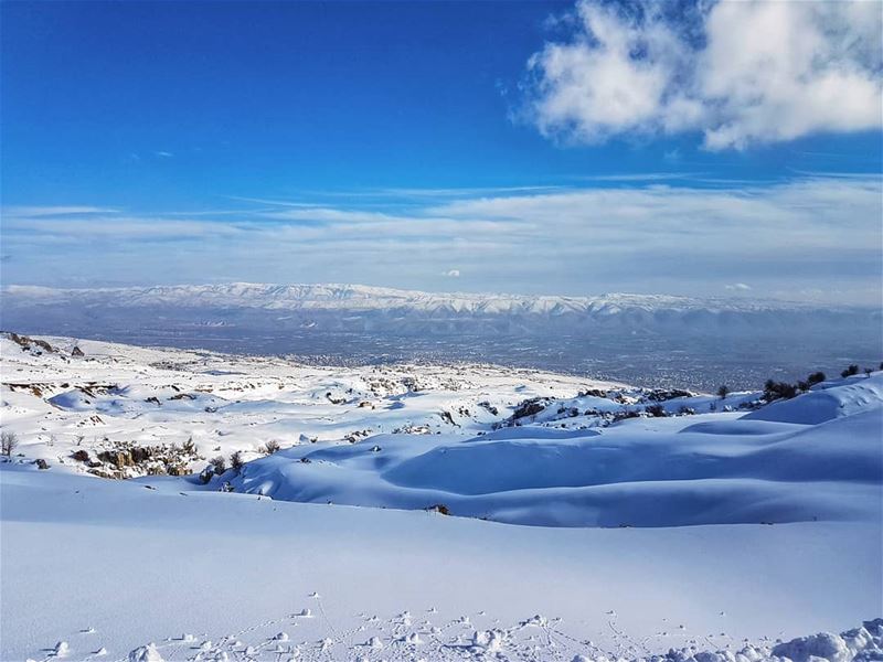 Winter pics of Lebanon  winter  beautiful  colors  snow  landscape ... (Lebanon)