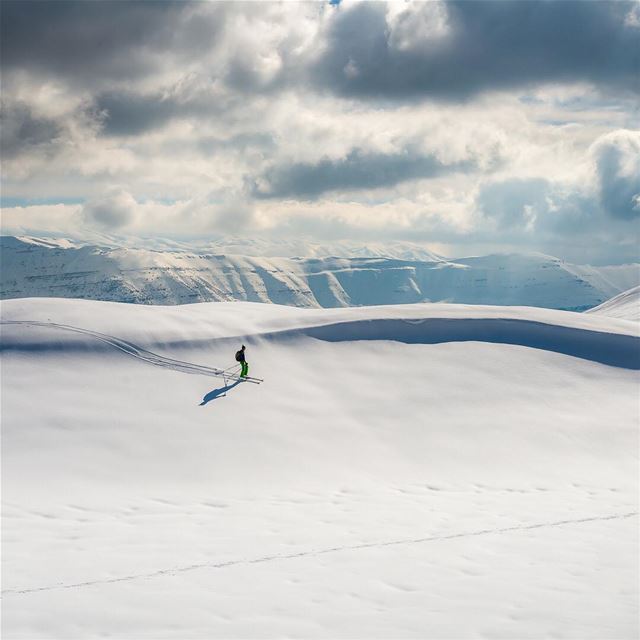 Winter Wonderland ❄️  lebanon  laklouk  snow  ski  neige  white  clouds ... (El Laklouk, Mont-Liban, Lebanon)