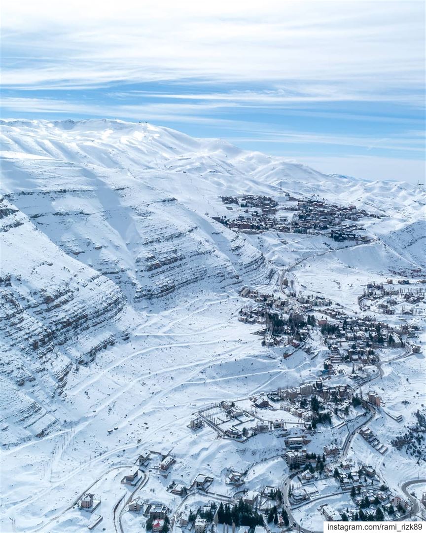 Winter Wonderland ❄️... mzaar  faraya  kfardebian  lebanon  winter ... (Mzaar Kfardebian)