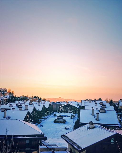 Winter wonderland ⚡❄️❤️ (Mzaar Kfardebian)