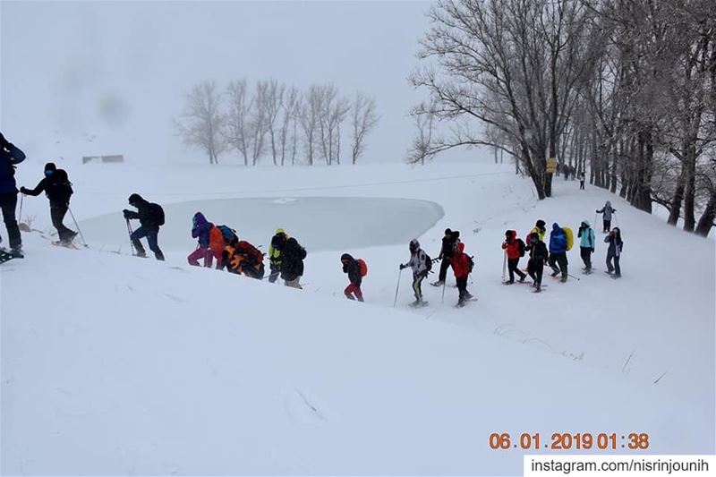  winter2019 wildadvantures2014  hikers  laklouk  snowshoeing ... (El Laklouk, Mont-Liban, Lebanon)