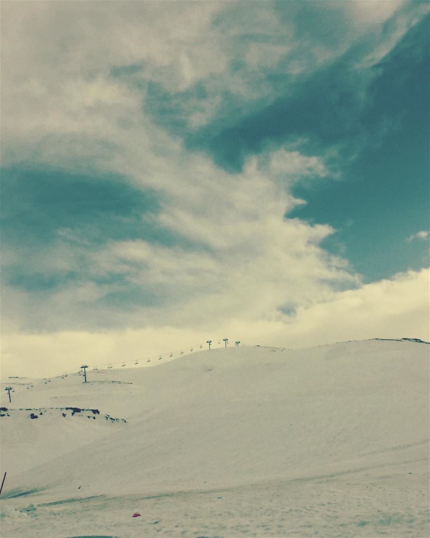 WinterWillNeverEnd. winter  snow  lebanon  cold  faraya  ski  ... (Faraya Mzaar  ski resort)