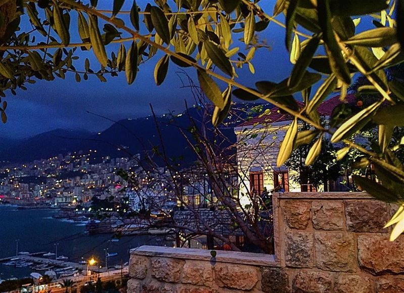 Wishing you a wonderful evening 🌠___________________________________... (Jounieh Bay)