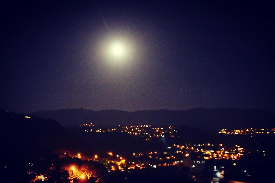 with all the darkness in the world there is always a spot of light ... (Mount Lebanon Mountain)