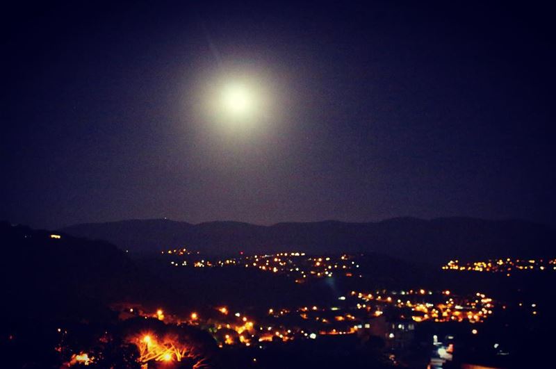 with all the darkness in the world there is always a spot of light ... (Mount Lebanon Mountain)