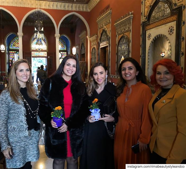 With beautiful ladies @sayidatynet  event  tb  women  womeninspiringwomen ... (Villa linda Sursock)